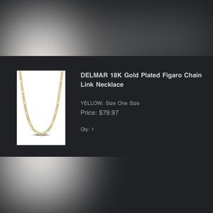 Gold Plated Men’s/ Women’s necklace